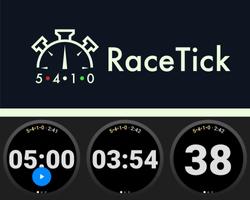 RaceTick for Wear OS capture d'écran 1