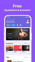 Yoga, Pilates, Fitness Quizzes پوسٹر