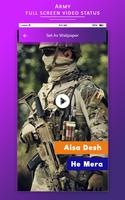 Army Video Ringtone for Incoming Call Affiche
