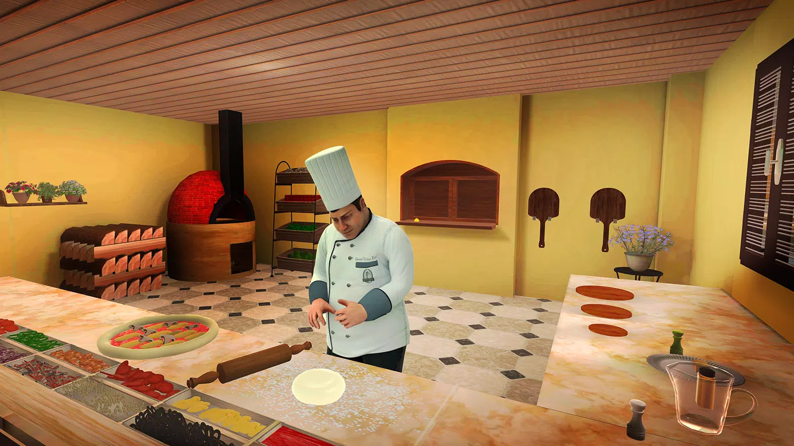 JOGO PIZZA MAKER KITCHEN COOKING