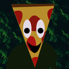Pizza face icône