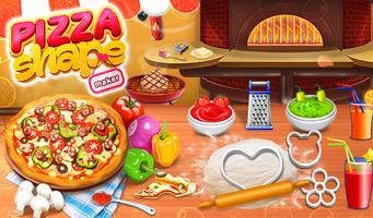 Shape Pizza Maker Kochspiel Plakat