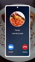 Yummy pizza fake call screenshot 2