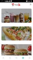 تصميم تطبيق مطعم بيتزا، معجنات، أكلات شعبية syot layar 1