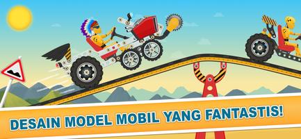 Balap mobil anak - mobil keren poster
