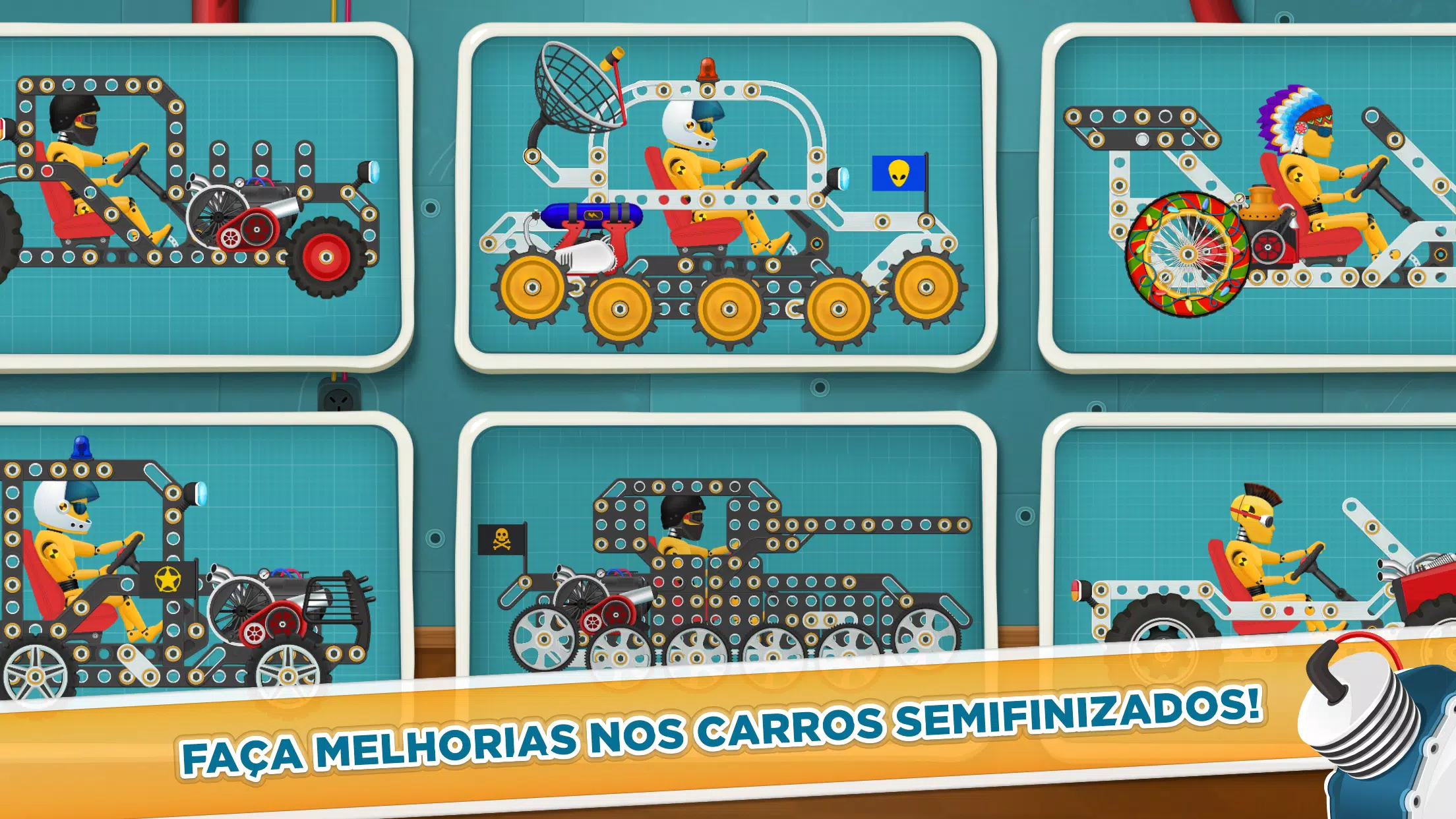 Download do APK de Crie carros jogo para criança para Android