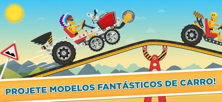 Crie carros jogo para criança Cartaz