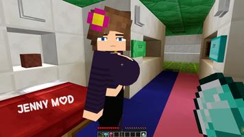 Jenny Addon Mod For MCPE poster