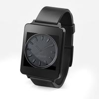 Black HD Watch Face ảnh chụp màn hình 3