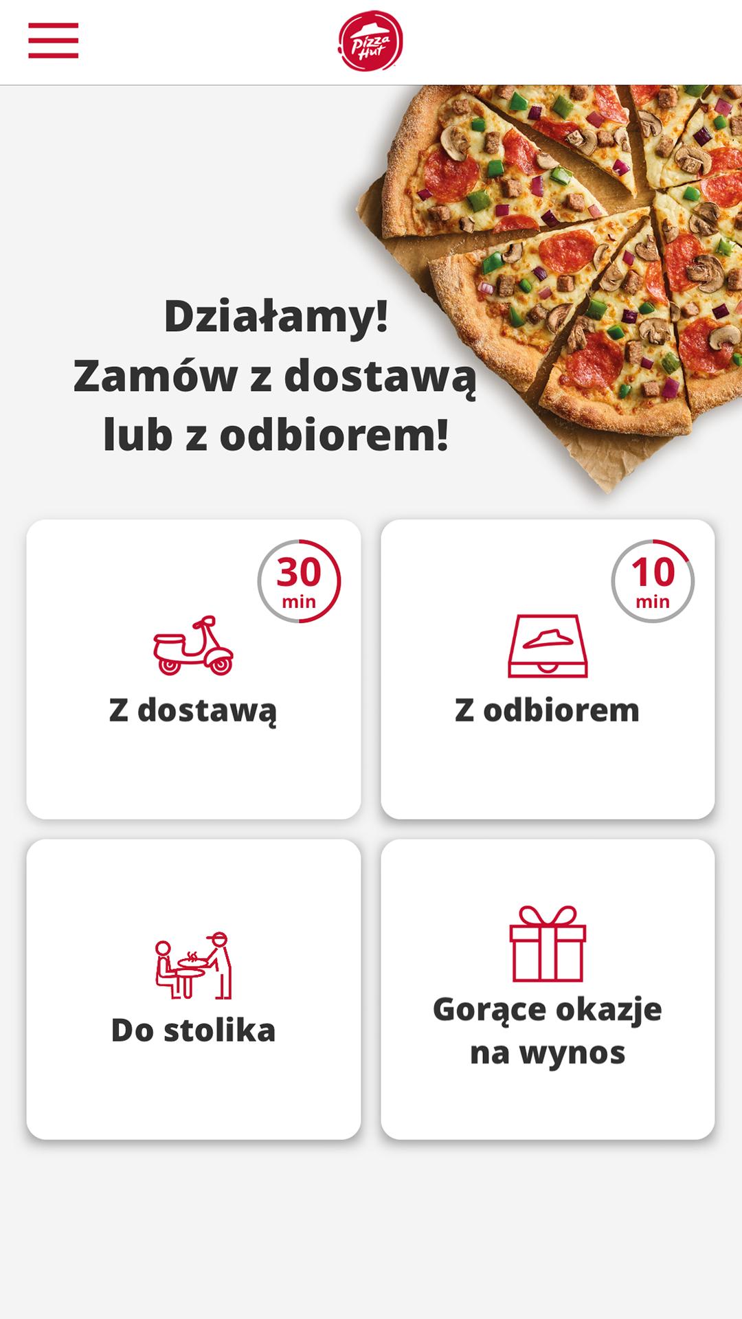Pizza Hut pour Android - Téléchargez l'APK