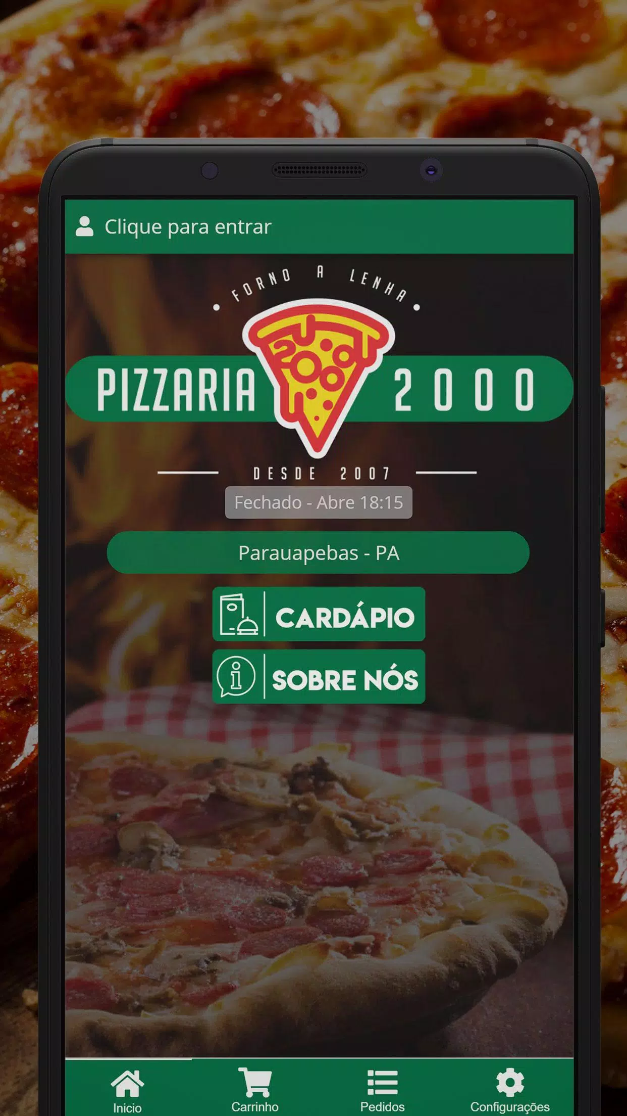Download do APK de Pizzaria Forno Caipira para Android