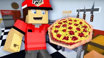Pizzeria Fast Food Restaurant for Minecraft capture d'écran 2