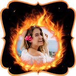 Fire Photo Frame Editor