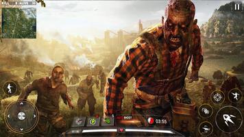 Zombie schieten Spel offline-poster