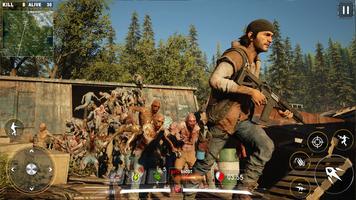 Zombie Shooting Games 3D تصوير الشاشة 1