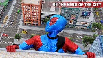 Miami Rope Hero Games 3D Affiche