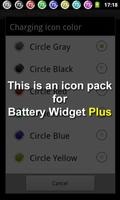 Battery Widget Icon Pack 2 постер