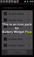 Battery Widget Icon Pack 4 APK download