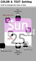 Status bar Calendar Demo স্ক্রিনশট 3