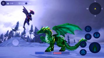 जादुई ड्रैगन उड़ान खेल 3 डी स्क्रीनशॉट 1
