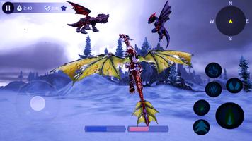 魔法の ドラゴン フライト シミュレーター 飛行 悪魔 3D スクリーンショット 2