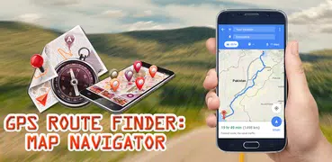 GPS Navegação Mapas Tráfego Rota Finder