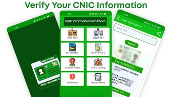 CNIC Information with Photo poster