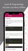 Learn R Programming Ekran Görüntüsü 1