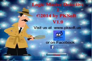 Logic Master Detective 2 Free Affiche
