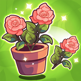 Flower Matching Game Puzzle Zeichen