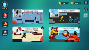 Mini Stick: Juego de Duelo captura de pantalla 1