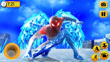 Freeze Spider Snow Superhero capture d'écran 1