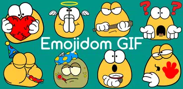 Emojidomアニメーション/ GIF顔文字と絵文字