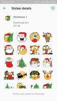 Emojidom Noël et Nouvel An emoji (WAStickerApps) capture d'écran 1
