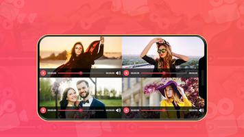 Multi Screen Video Player Affiche