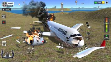 Plane Flight - Crash Simulator स्क्रीनशॉट 1