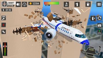 Avion Vol - crash Simulateur capture d'écran 3