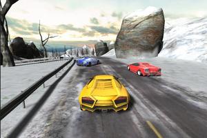 Car Racing Winter اسکرین شاٹ 1