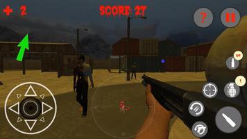 jeu tir zombies ville capture d'écran 1