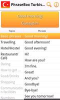 برنامه‌نما Phrasebook Turkish Lite عکس از صفحه