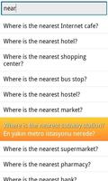 برنامه‌نما Phrasebook Turkish Lite عکس از صفحه