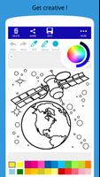 Livre de coloriage Planète capture d'écran 1