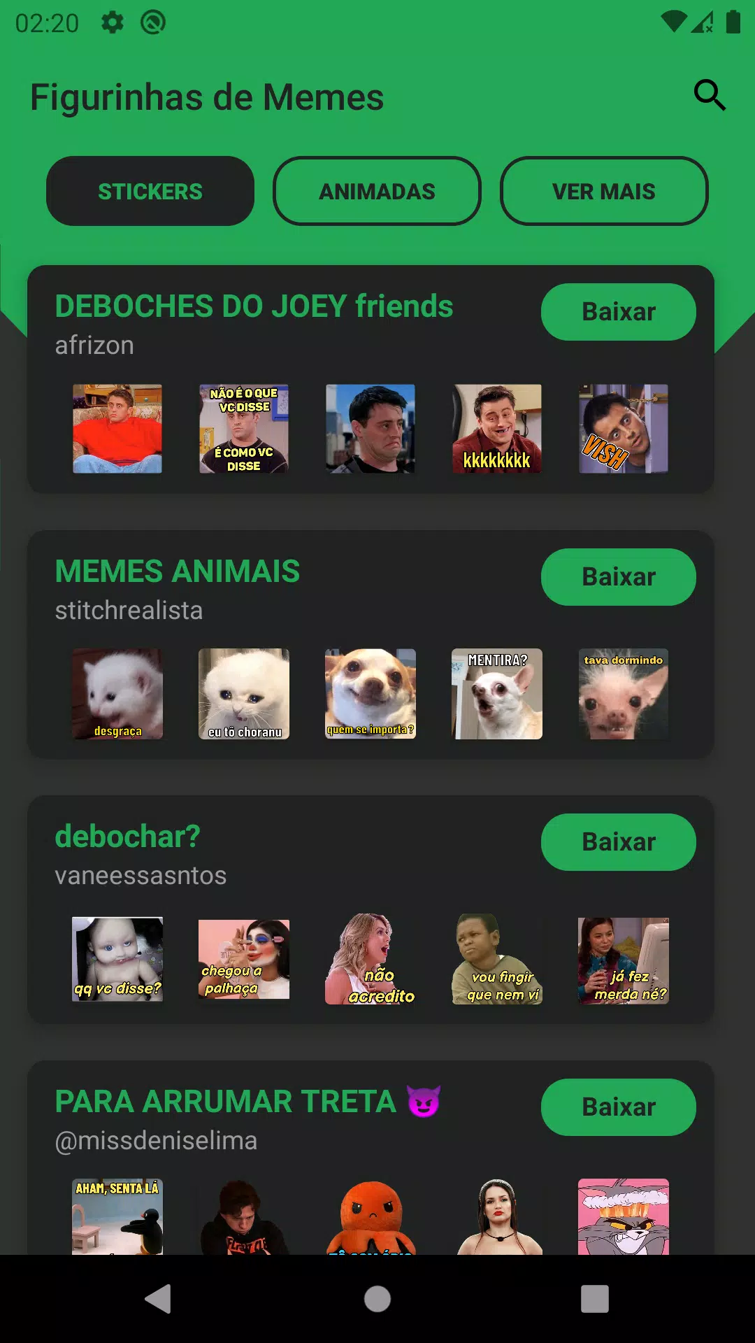 Download do aplicativo Figurinhas Memes engraçados 2023 - Grátis - 9Apps