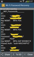 Mot De Passe Wifi Récupération capture d'écran 1