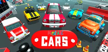 Animated rompecabezas coches