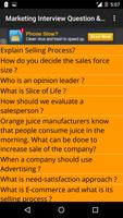 Marketing Interview Questions captura de pantalla 1