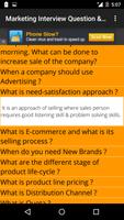 Marketing Interview Questions capture d'écran 2