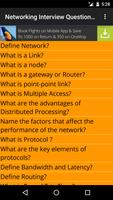 Networking Interview Questions ポスター