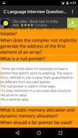 C Interview Question & Answers captura de pantalla 1