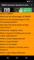 DBMS Interview Question Answer poster